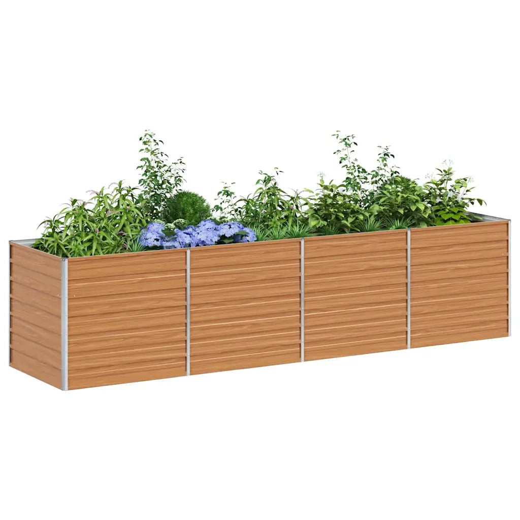 Letto rialzato da giardino Marrone Chiaro 320 x 80 x 77 cm 42017338