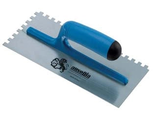 FRATTONE DENTATO PER COLLA IN ACCIAIO CON MANICO IN ABS- - cm.28x12 - 42088 - 6 pezzi AUSONIA