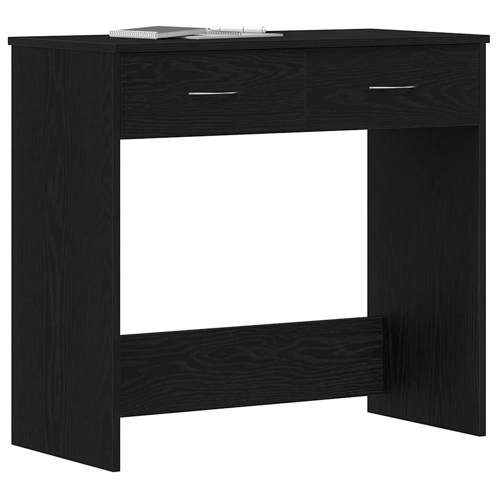 Scrivania Rovere Nero Legno ingegnerizzato 80 x 40 x 75 cm 862480