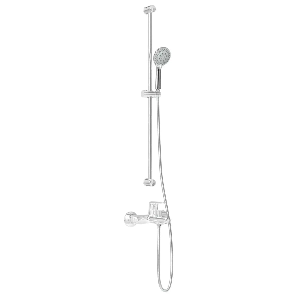 Set di doccia con soffione Cromato 150 cm Acciaio Inox