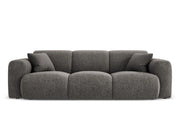 Cosmopolitan Design - Divano "Nolio" 3 posti in ciniglia grigio 
