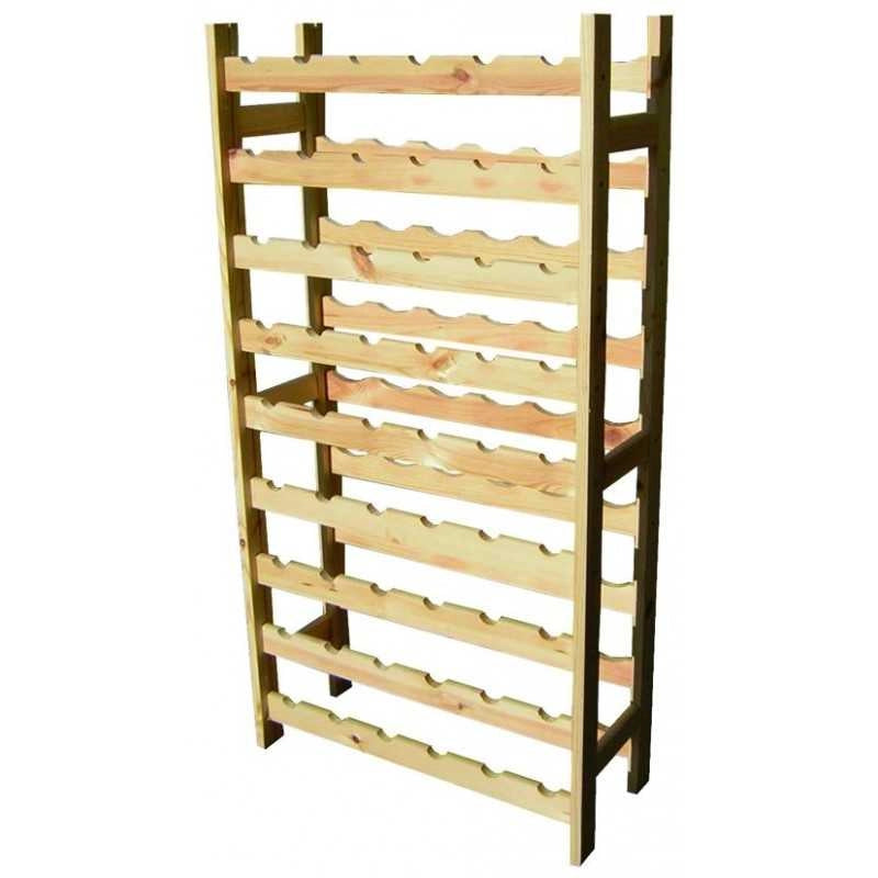 Cantinette Portabottiglie in Legno Abete 54 Posti