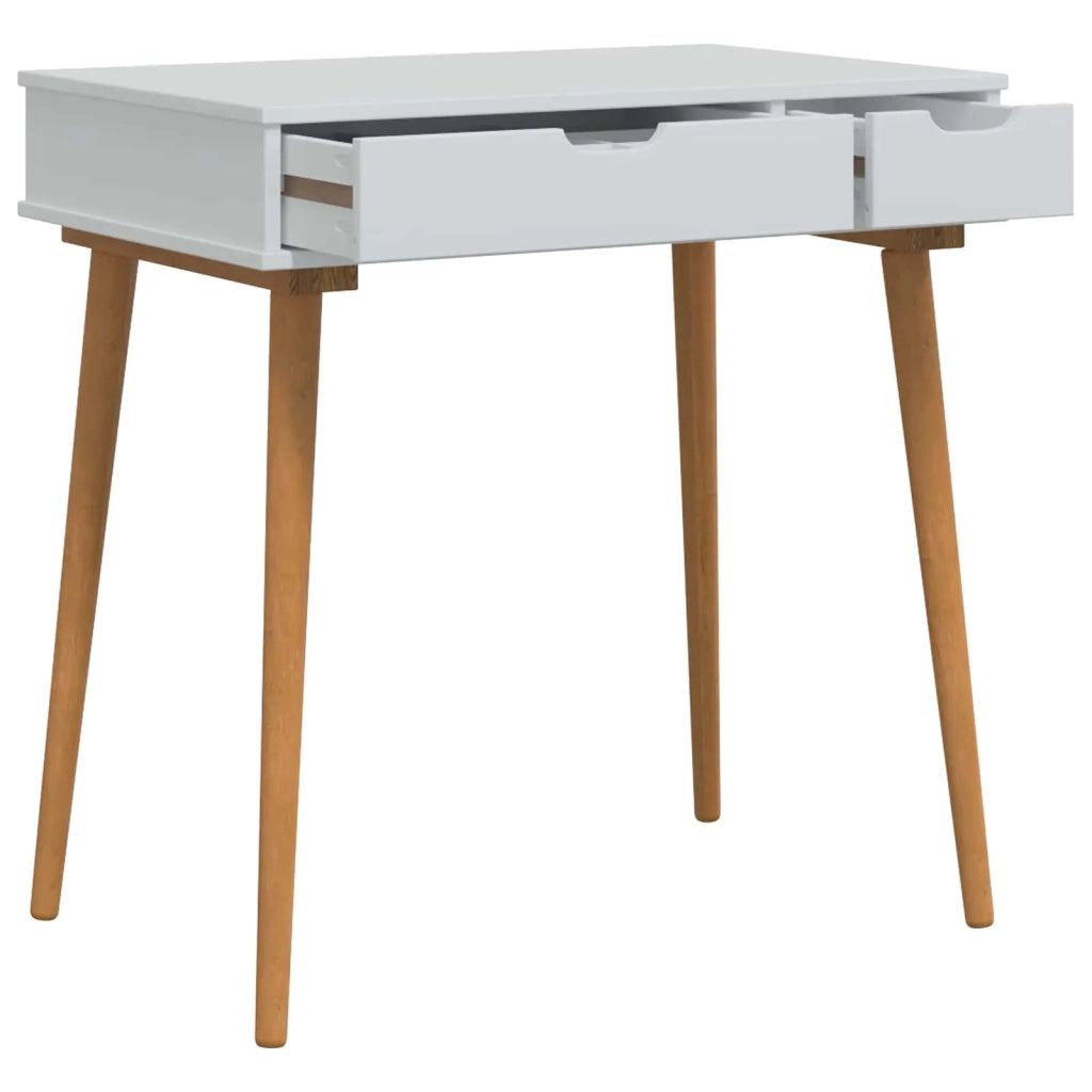 Set Tavolo da Trucco FAUSKE 2 pcs Bianco 76 x 50 x 143 cm 3438572
