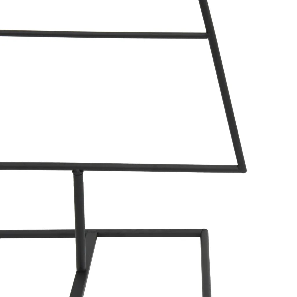 Albero di Natale Decorativo in Metallo Nero 60 cm 359594