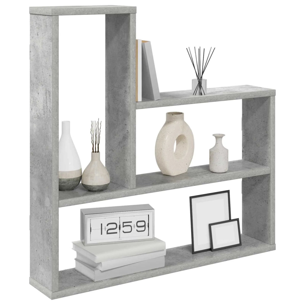 Scaffale da parete Grigio Cemento 60 x 11 x 60 cm 8012167