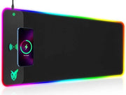 Panno di Caricamento RGB per Giocatori XXL - Stazione di Ricarica Senza Fili Inclusa