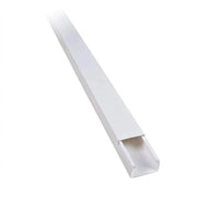 Trade Shop - Set 2 Canalina Cavi Elettrica Passacavi Plastica Ct2 2 Mt 40x40mm Bianco 5624040 -