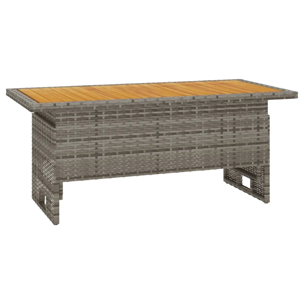 Set Divani da Giardino 3 pz con Cuscini in Polyrattan Grigio 362178
