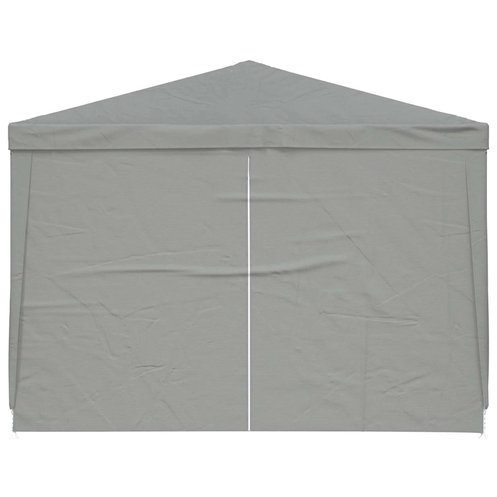 Tenda Party 300 x 300 x 255 cm Grigio Chiaro PE e Acciaio