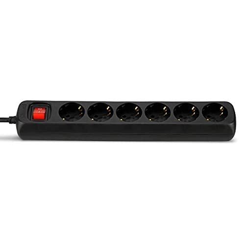 REV 0012692514 prolunghe e multiple 2 m 7 presa(e) AC Interno Nero
