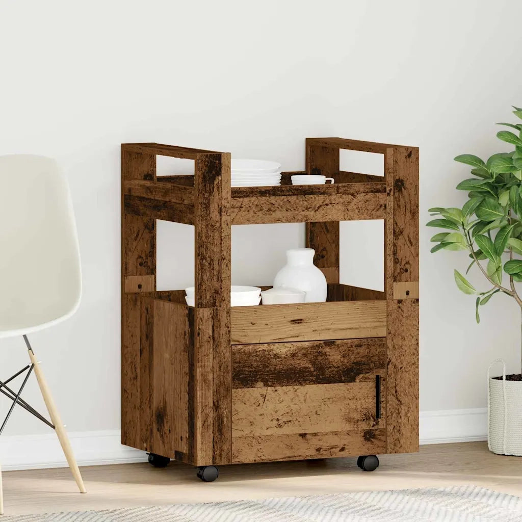 Carrello da Cucina Legno vecchio 60 x 45 x 80 cm CFW7141492