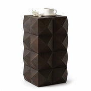 TAVOLINO RETRÒ H 60 cm Legno massello e MDF Marrone senza montaggio