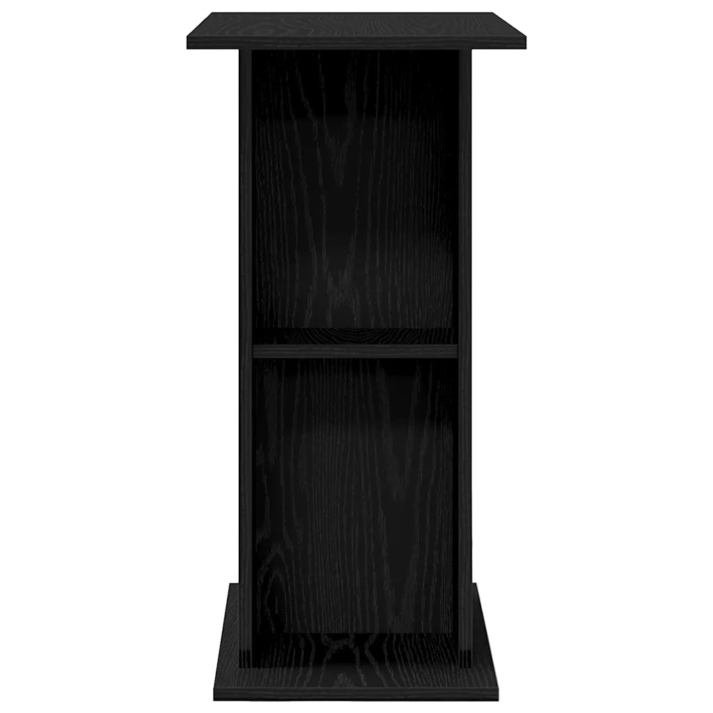 Supporto per Acquario 60,5x36x72,5cm Multistrato Rovere Nero 862157