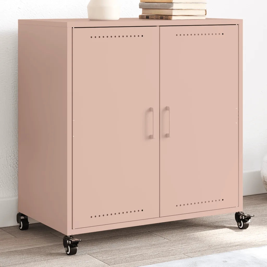 Credenza Rosa 68x39x72 cm in Acciaio 846657
