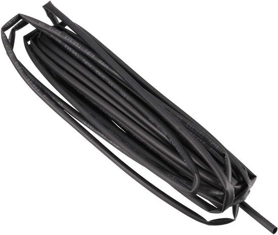 Cavo Isolante Elettrico Plus Buis Nero Lunghezza 5 Metri Diametro 2mm Rapporto 2:1 Isolamento Elettrico Sicurezza