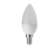 Kit lampadina a candela led optonica ac175-265v e14 c37 a led 8 watt *** temperatura colore lampada 6000k bianco fred...