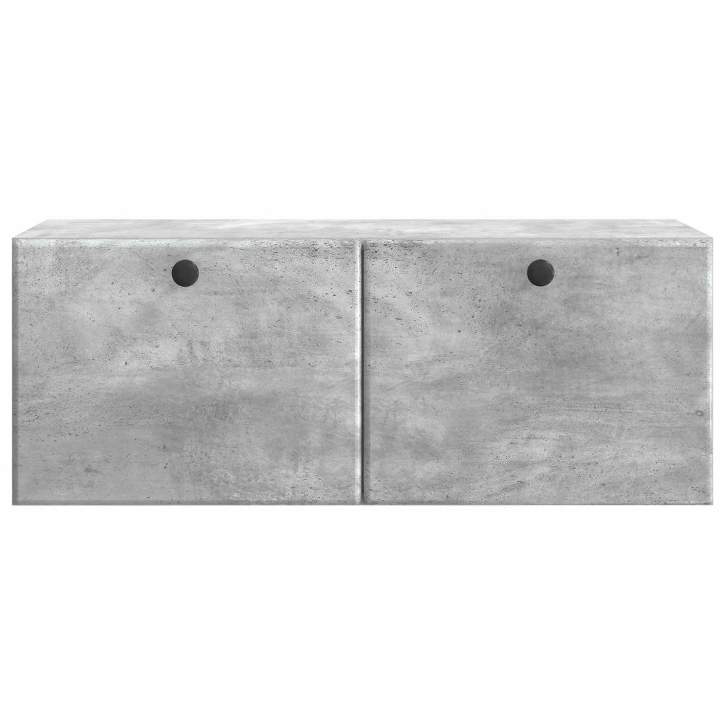 Mobile Porta TV da Muro 78,5 x 31 x 30 cm Grigio Cemento 899228