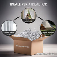 Filo in Piombo Rivestito per Tende - Aggiunge Peso e Stile ai tuoi Tessuti - Made in Italy, Morbido e Flessibile, 35 gr/mt - Venduto al Metro Lineare