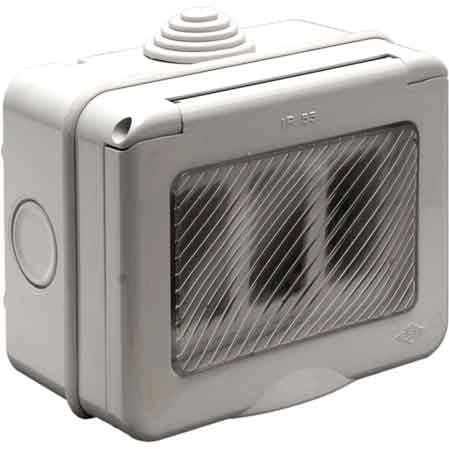 CONTENITORE DA PARETE PER APPARECCHI IP55 1 Posto - EC ELETTROCANALI
