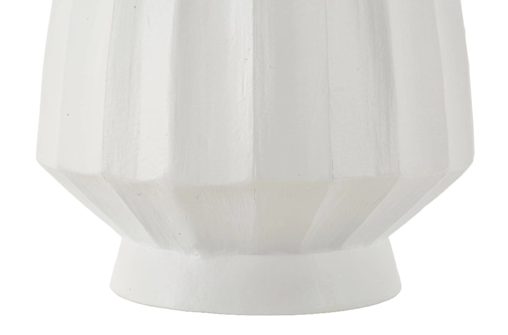 Vaso Glint Ø25x50 cm in Mgo Bianco