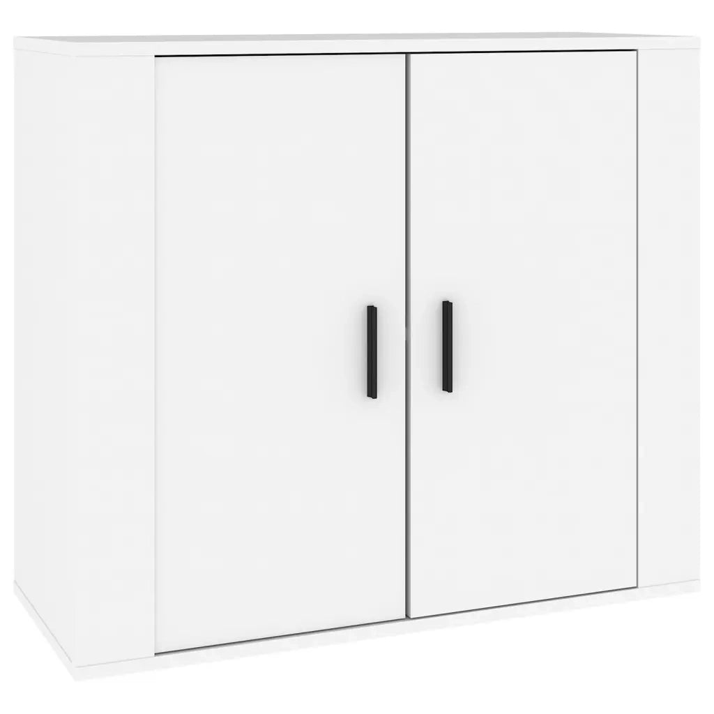 Credenze 3 pz | Madia | Buffet da pranzo | Armadio da pranzo Bianco in Legno Multistrato