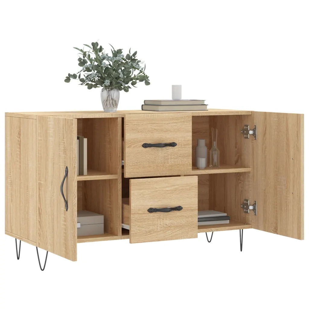 Credenza Rovere Sonoma 100x36x60 cm in Legno Multistrato 828167