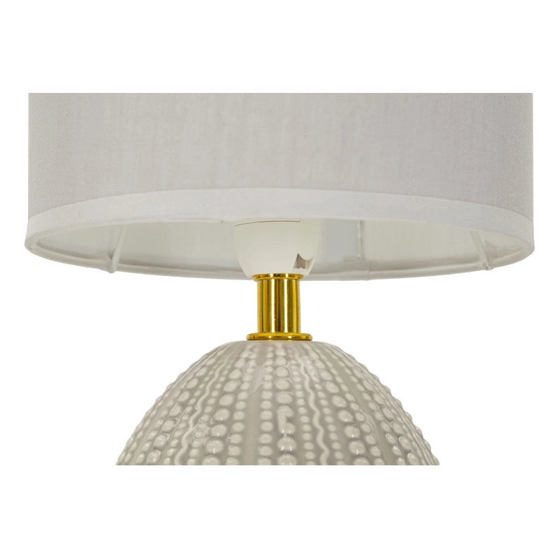 Lampadelle A Da Comodino Flavi Grigia cm ø 15x30,5
