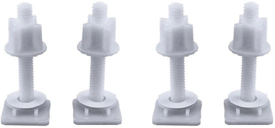 Fitting di copertura per toilette - Universale - Duraturo - Lunga durata - Scharniere di copertura per toilette in plastica di alta qualità