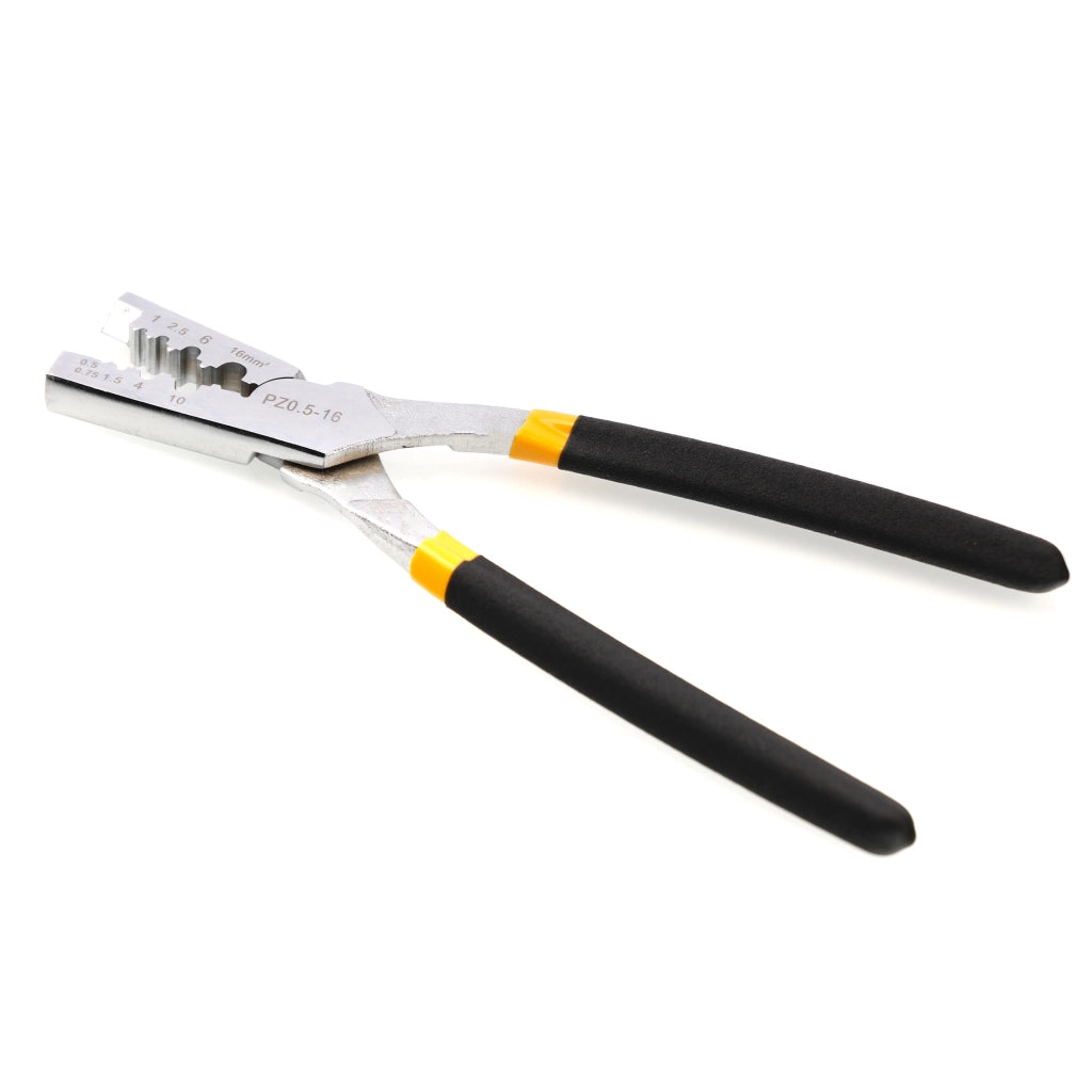 Zaciskatrice per Capicorda Isolati e Non Isolati 0,5-16mm – Design Ergonomico, Manici Gommati, Lunghezza 220mm