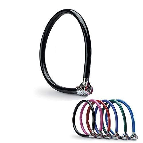 Master Lock 8631 Quantum Cavo Antifurto a Combinazione 3 cifre 55 cm diametro 6 mm colore Mix
