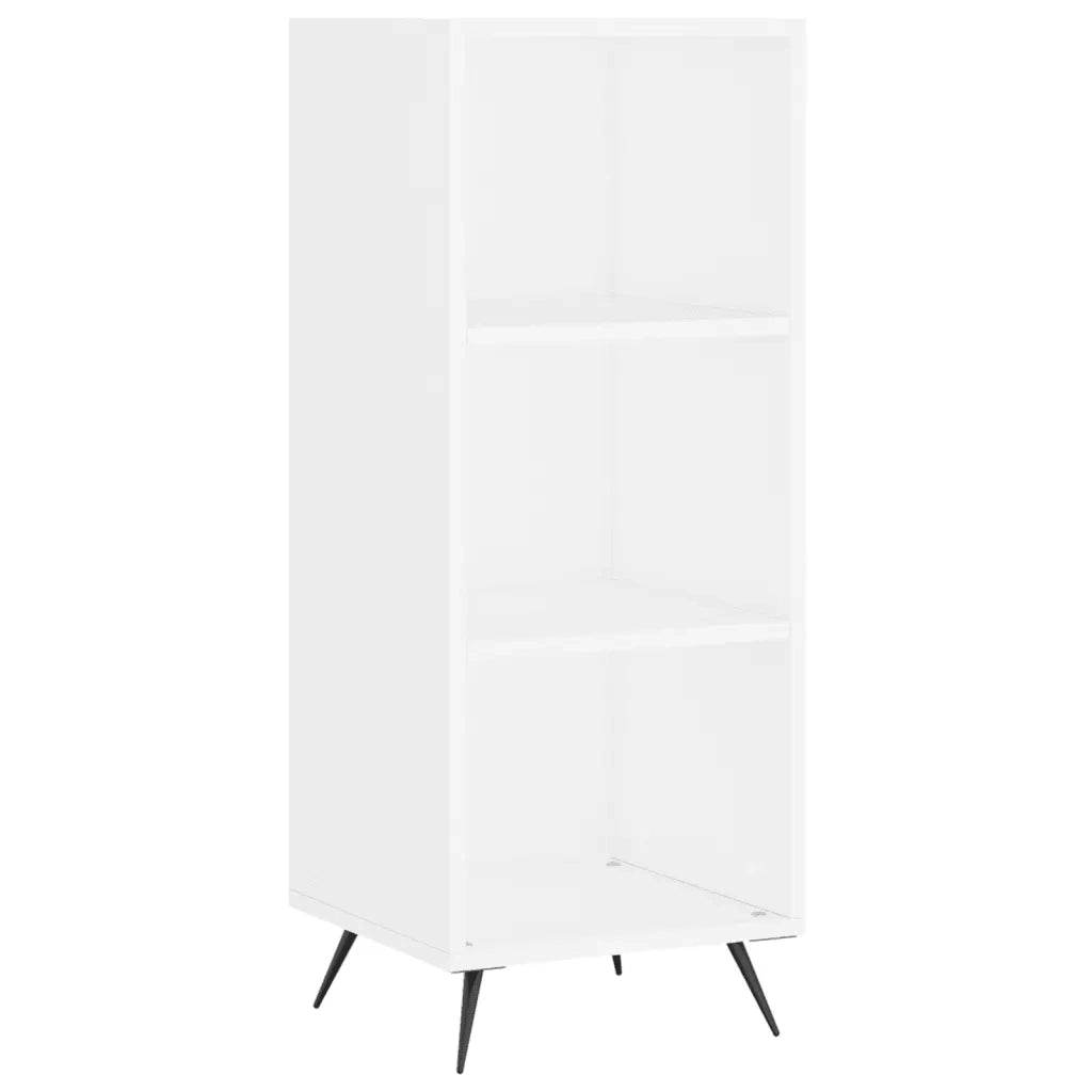 Credenza | Madia | Buffet da pranzo | Armadio da pranzo Bianca 34,5x34x180 cm in Legno Multistrato