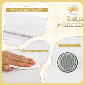 Bilancia per Neonati, Bilancia con Vassoio Rimovibile per Misurazione del Peso Corporeo e dell'Altezza, Bilancia Digitale con Schermo LED per Bambini, Animali Domestici e Adulti