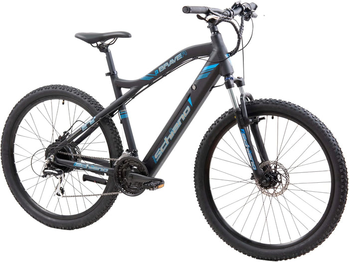 F.LLI SCHIANO BRAVER 27.5 " bicicletta elettrica MTB, per adulti uomo/donna, e-bike con batteria 36v, sospensione, motor