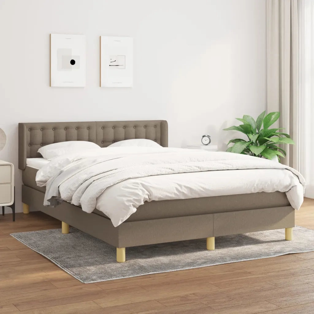 Giroletto a Molle con Materasso Tortora 140x190 cm in Tessutocod mxl 98425