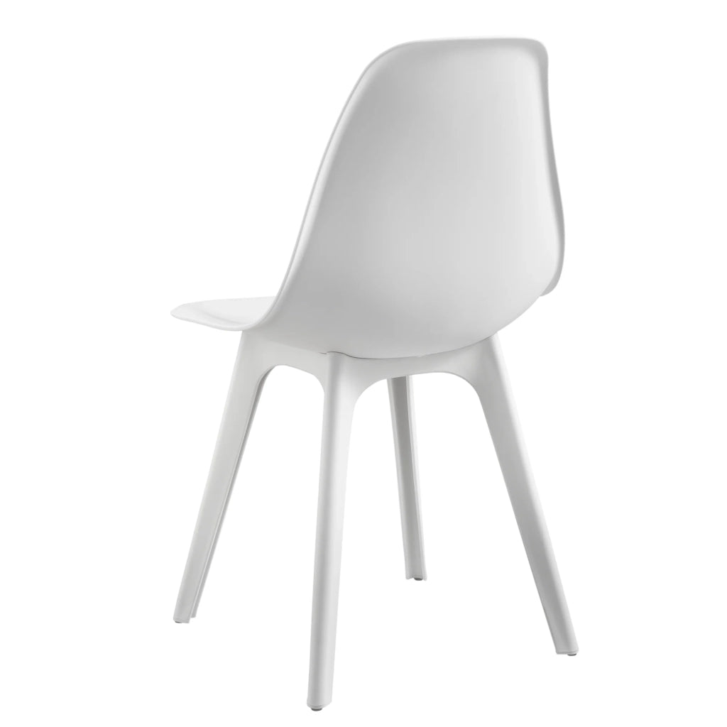 Set di 2 sedie da cucina e sala da pranzo 83 cm bianche 03_0003628