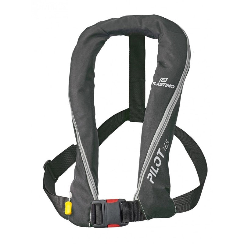 PILOT 165N MANUALE NERO BLACK LIFEJACKET PILOT 165N MANUAL WITH HARNESS