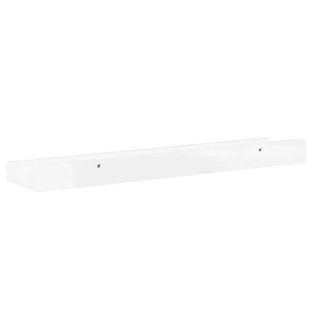 Mensole a Muro 2 pz Bianco Lucido 40x9x3 cm cod mxl 33706