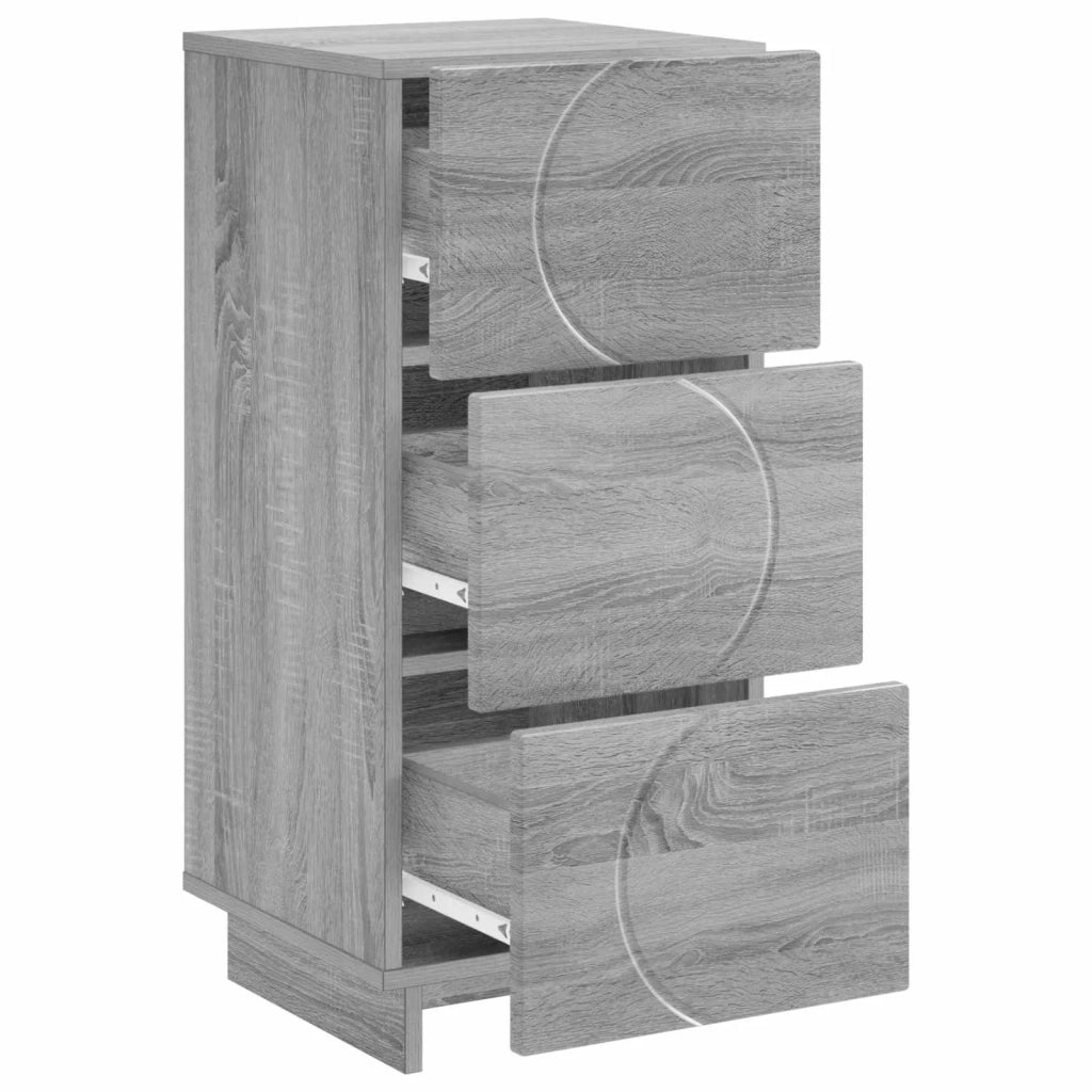 Credenza Sonoma grigio 33,5 x 34,5 x 75 cm Legno ingegnerizzato 8011519
