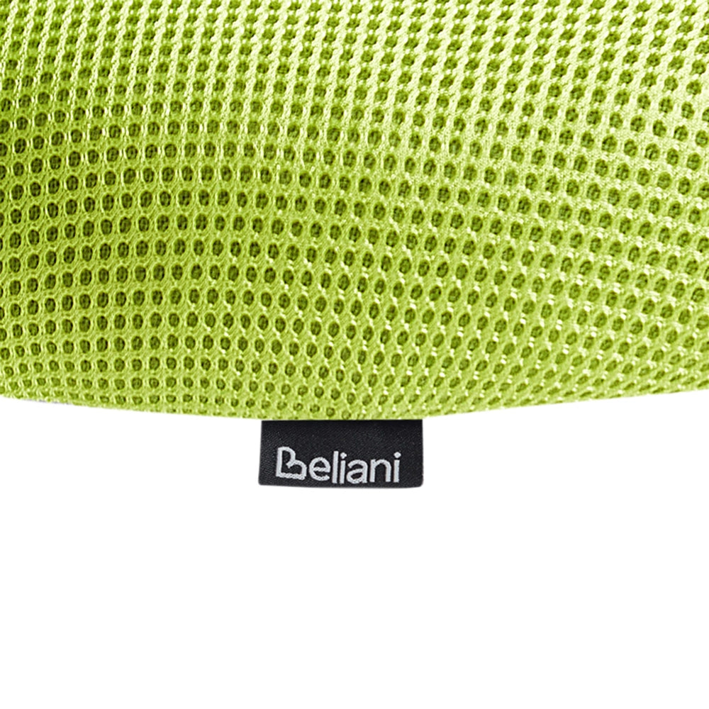 Sedia girevole da ufficio con schienale reclinabile regolabile in altezza verde lime moderna ufficio in casa