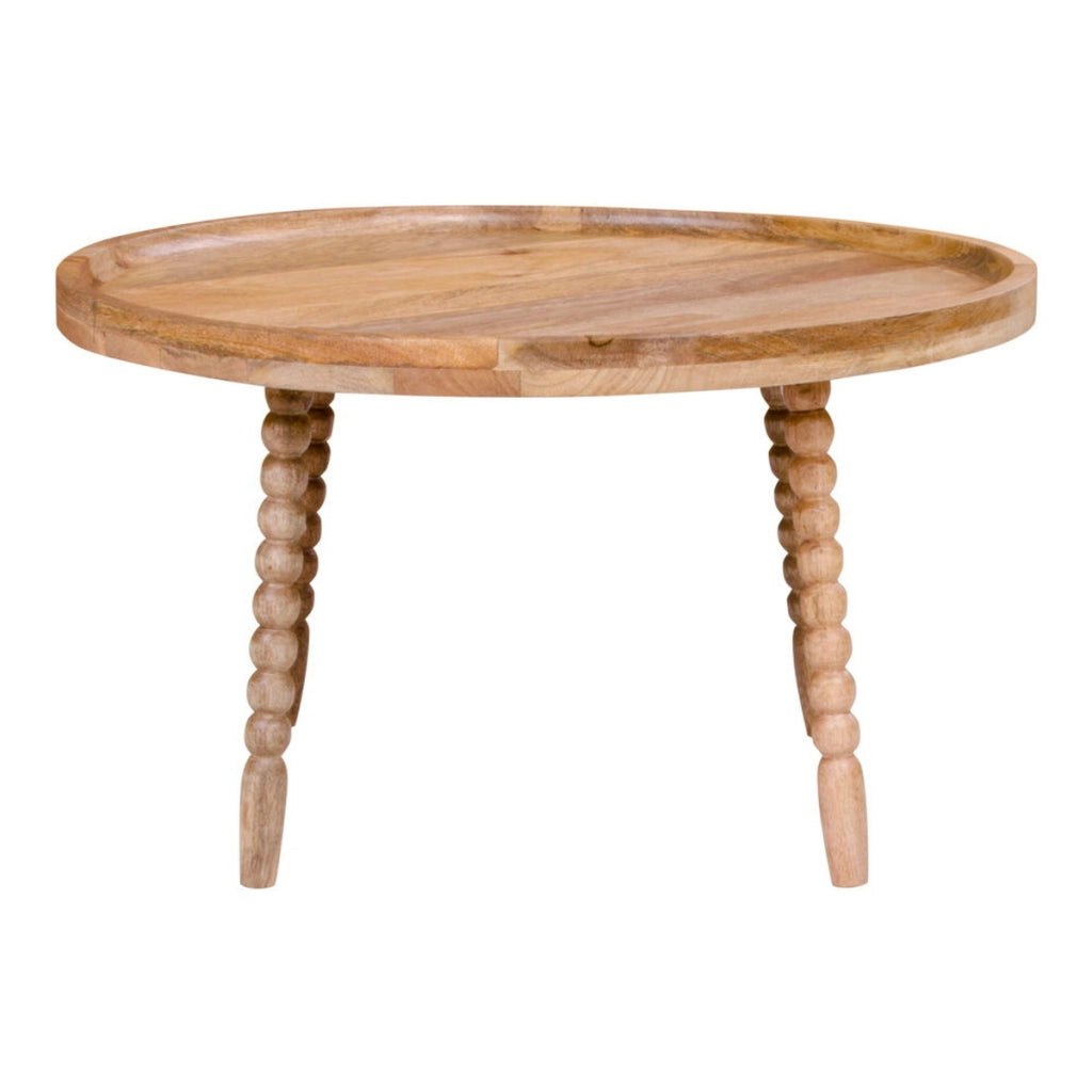 Tavolino Jammu, Marrone, Legno, 60x60x35 cm