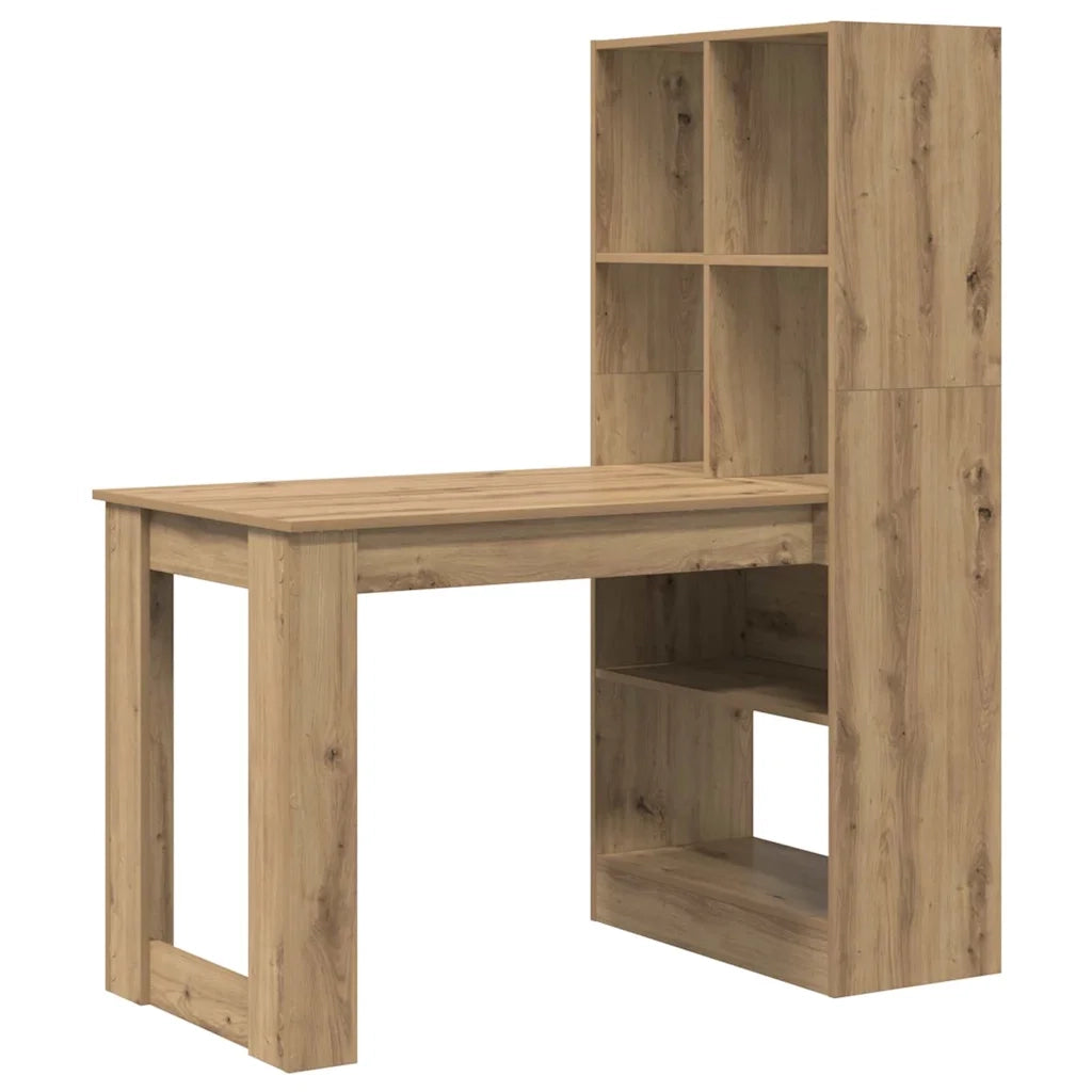 Scrivania con lo scaffale Rovere artigianale 122 x 67 x 145 cm 3337264