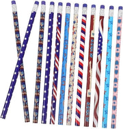 Pentole in legno con pennarelli americani della festa della indipendenza, 12 pezzi, per bambini e bambine, scuola e ufficio, regalo di compleanno.