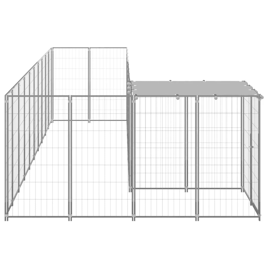 Gabbia per Cani Argento 7,26 mÂ² in Acciaio   cod mxl 48586
