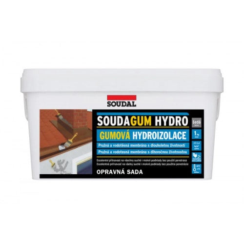 KIT RIPARAZIONE IMPERMEABILIZZANTE 'SOUDAGUM HYDRO KIT' SOUDAL 1 Kg - Col. Bianco - SOUDAL