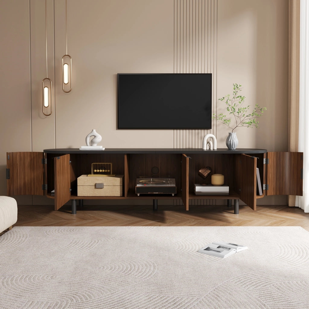 Mobile porta TV 170 cm colore noce a 5 ante
