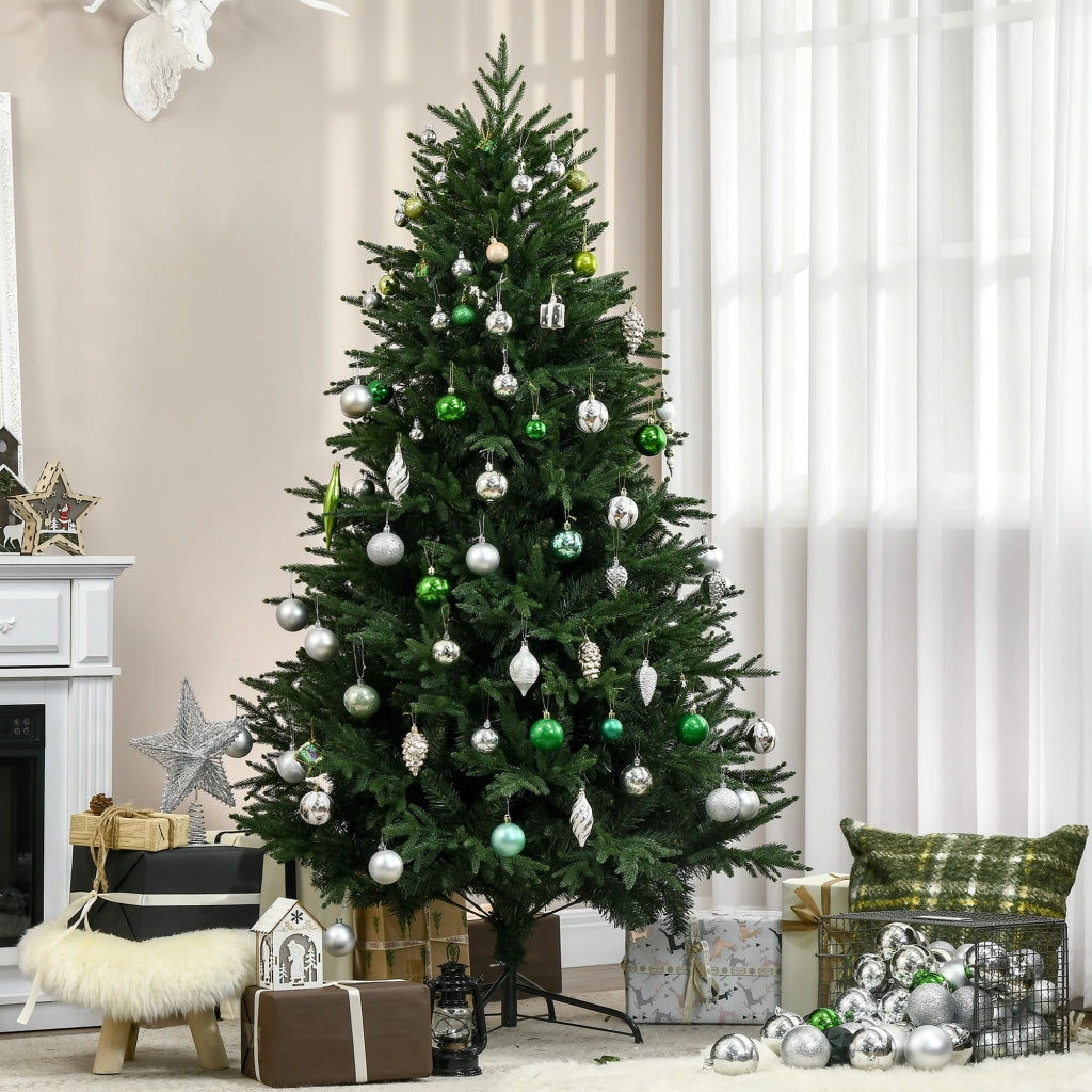 Albero di Natale artificiale ¨C zephmum ¨C Verde plastica 114x114x180cm
