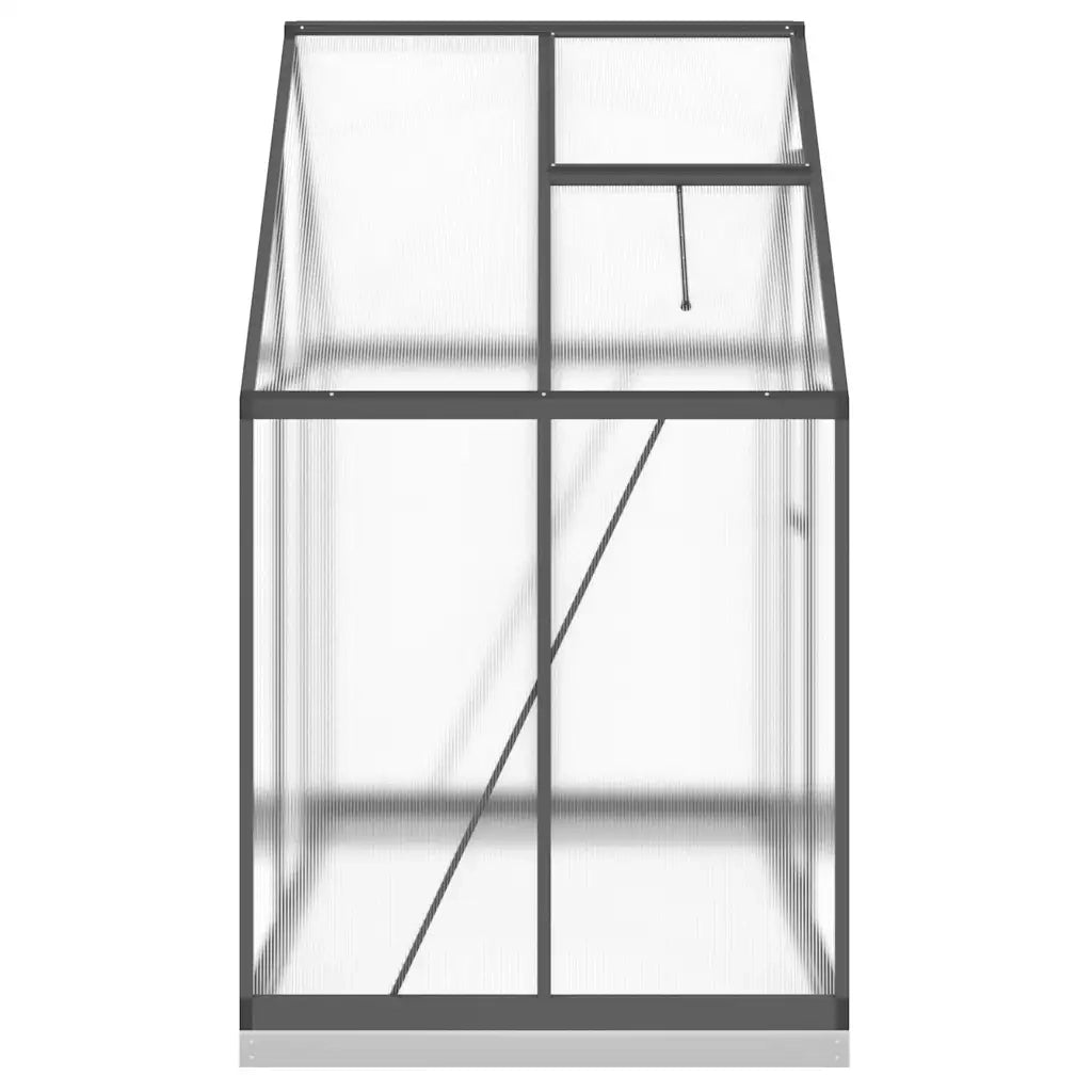 Telaio Serra con Base Antracite 169x114x202 cm in Alluminio
