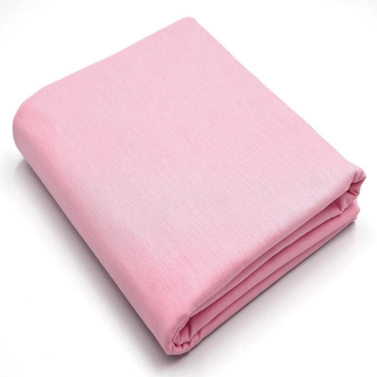 Tessuto in cotone 100%, venduto per metro, larghezza 240 cm, tessuto in cotone 100% Oeko-Tex Standard 100, colori omogenei per cucire (rosa, 200 cm)