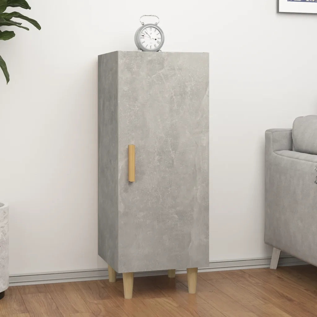 Credenza-Buffet-Armadio da cucina Grigio Cemento 34,5x34x90 cm in Legno Multistrato 863133