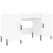 Scrivania | Tavolo da Ufficio Bianca 140x50x75 cm in Legno Multistrato
